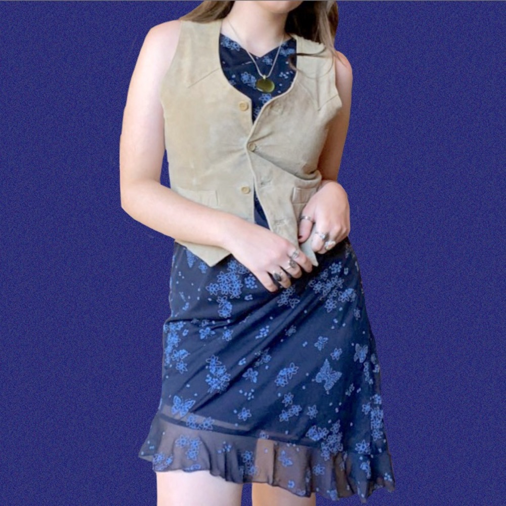 Vintage asymmetrical 90’s dress